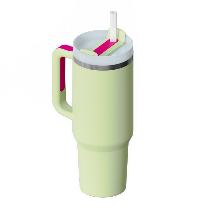 40 Oz Tumbler With Handle Straw Insulated, Stainless Steel Spill Proof Vacuum Coffee Cup Tumbler With Lid Tapered Mug Gifts For Valentine Lover Suitable For Car Gym Office Travel - Image 46