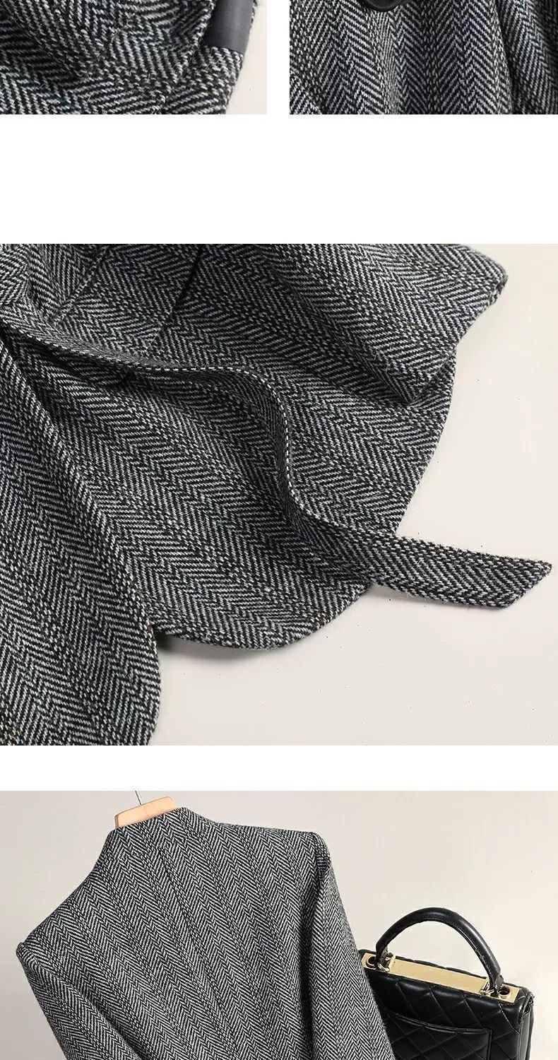 Sophisticated Wool Blazer For Women - Image 13