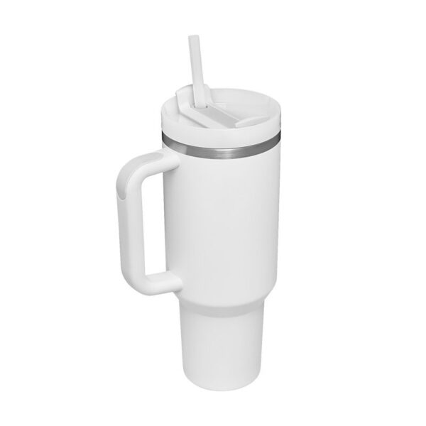 40 Oz Tumbler With Handle Straw Insulated, Stainless Steel Spill Proof Vacuum Coffee Cup Tumbler With Lid Tapered Mug Gifts For Valentine Lover Suitable For Car Gym Office Travel - Image 68