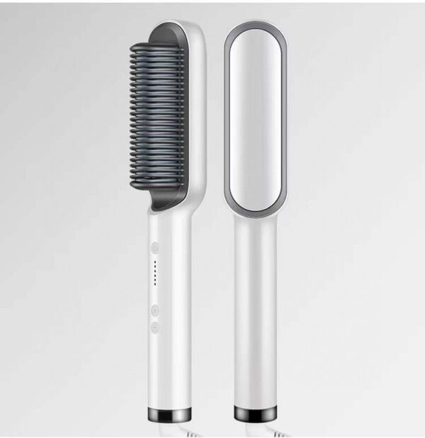 New 2 In 1 Hair Straightener Hot Comb Negative Ion Curling Tong Dual-purpose Electric Hair Brush - Image 87