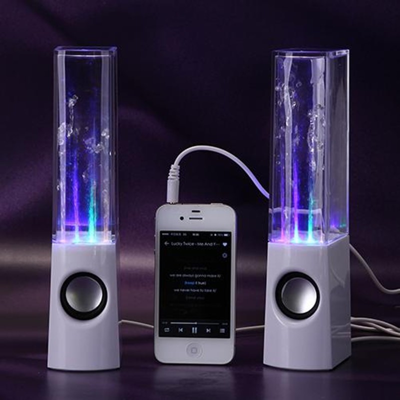 Dancing Water Speaker LED Light Fountain Speaker Family Party - Image 1