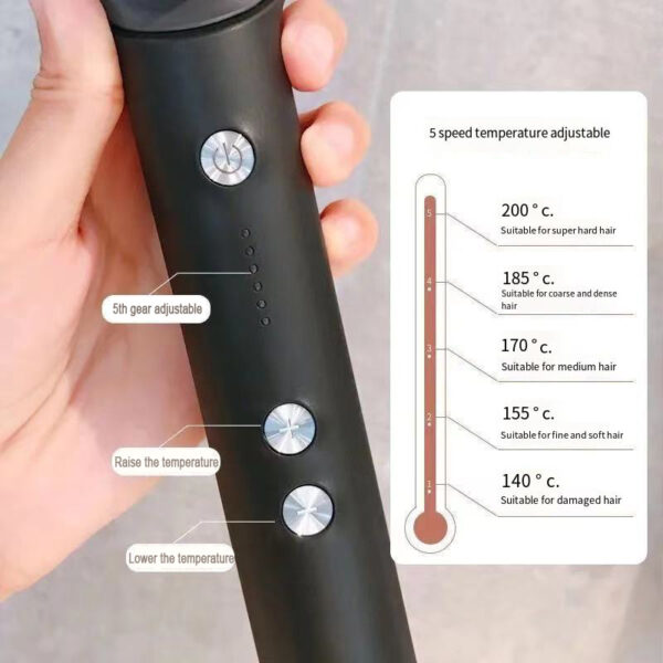 New 2 In 1 Hair Straightener Hot Comb Negative Ion Curling Tong Dual-purpose Electric Hair Brush - Image 20