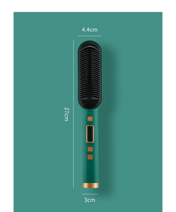 New 2 In 1 Hair Straightener Hot Comb Negative Ion Curling Tong Dual-purpose Electric Hair Brush - Image 11