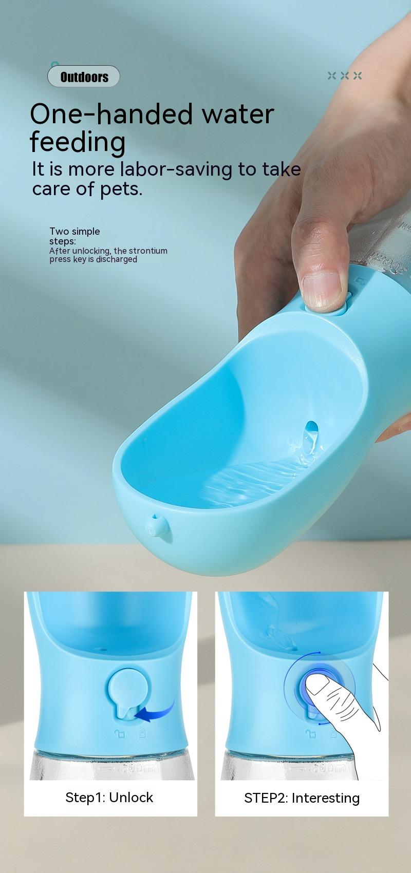 Dog Water Cup Drinking Food Garbage Bag Three-in-one Portable Small Multi-functional Pet Cups Pets Supplies - Image 18