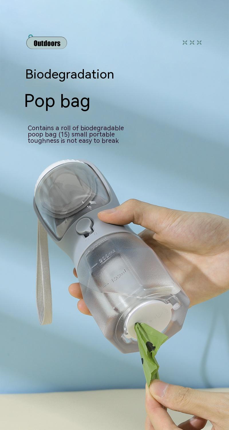 Dog Water Cup Drinking Food Garbage Bag Three-in-one Portable Small Multi-functional Pet Cups Pets Supplies - Image 13