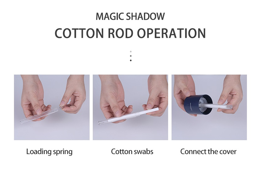 Magic Shadow USB Air Humidifier For Home With Projection Night Lights Ultrasonic Car Mist Maker Mini Office Air Purifier - Image 12