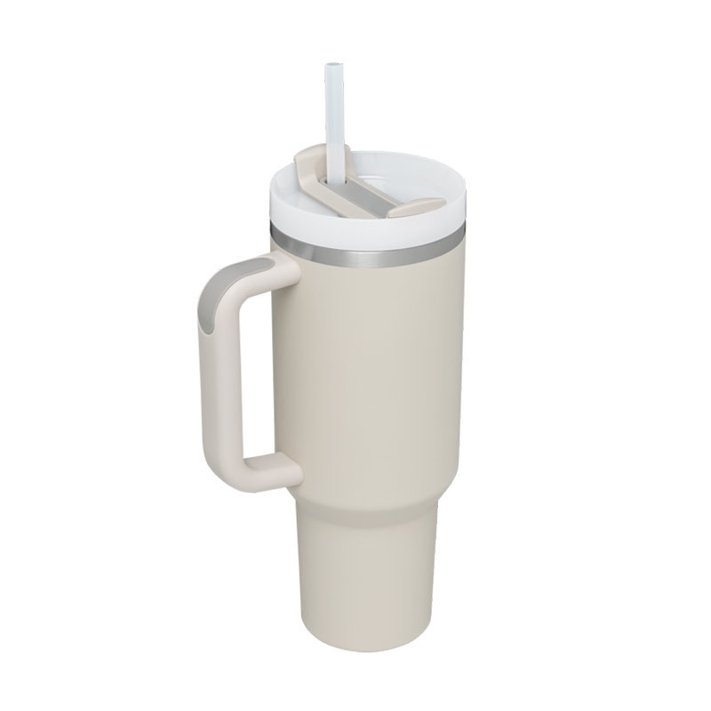 40 Oz Tumbler With Handle Straw Insulated, Stainless Steel Spill Proof Vacuum Coffee Cup Tumbler With Lid Tapered Mug Gifts For Valentine Lover Suitable For Car Gym Office Travel - Image 35