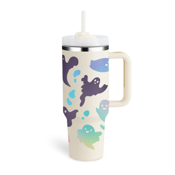 40 Oz Tumbler With Handle Straw Insulated, Stainless Steel Spill Proof Vacuum Coffee Cup Tumbler With Lid Tapered Mug Gifts For Valentine Lover Suitable For Car Gym Office Travel - Image 41