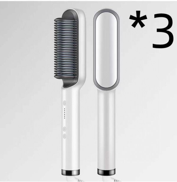 New 2 In 1 Hair Straightener Hot Comb Negative Ion Curling Tong Dual-purpose Electric Hair Brush - Image 43