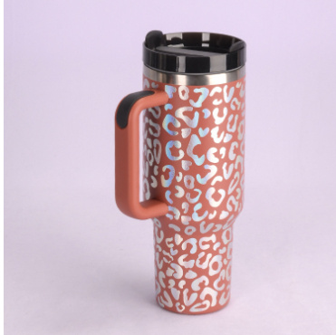 40 Oz Tumbler With Handle Straw Insulated, Stainless Steel Spill Proof Vacuum Coffee Cup Tumbler With Lid Tapered Mug Gifts For Valentine Lover Suitable For Car Gym Office Travel - Image 62