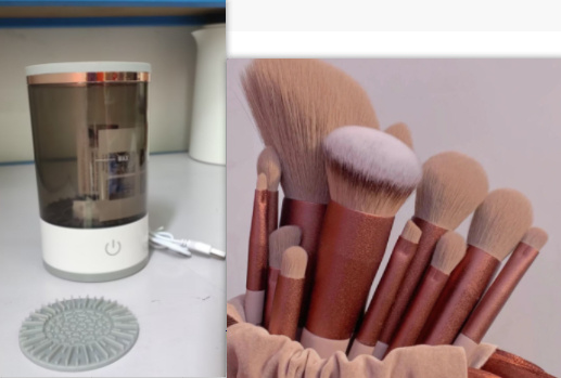 Women Eye Shadow Brush Cleaning Tool Portable Electric Makeup Brush Cleaner Machine With USB Charging Automatic Cosmetic Brush - Image 30