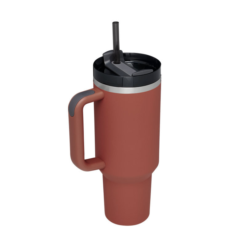 40 Oz Tumbler With Handle Straw Insulated, Stainless Steel Spill Proof Vacuum Coffee Cup Tumbler With Lid Tapered Mug Gifts For Valentine Lover Suitable For Car Gym Office Travel - Image 56