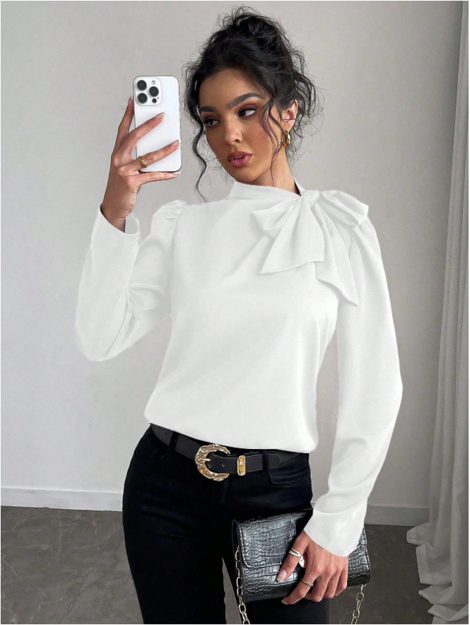Womens Autumn Winter Shirts In European And American Styles - Image 11