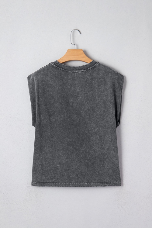 Western Cowboys & Beer Mineral Wash Tank Top - Image 3