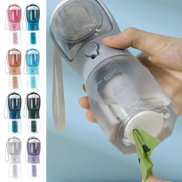 Dog Water Cup Drinking Food Garbage Bag Three-in-one Portable Small Multi-functional Pet Cups Pets Supplies - Image 9