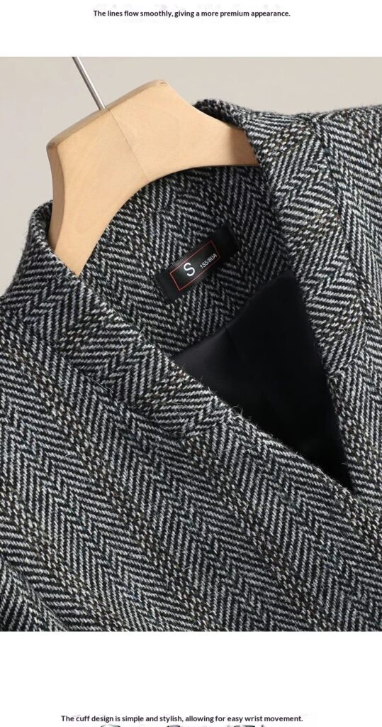 Sophisticated Wool Blazer For Women