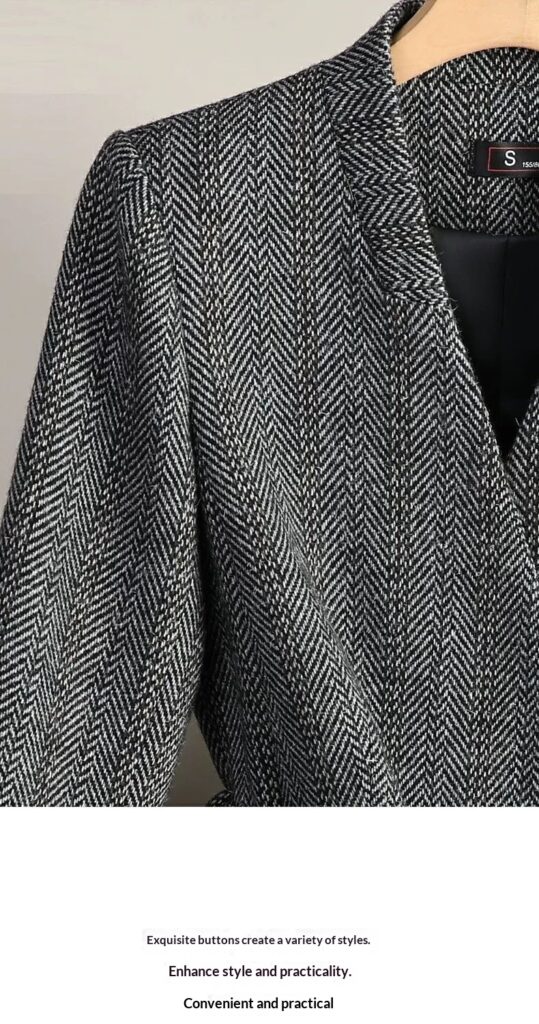 Sophisticated Wool Blazer For Women