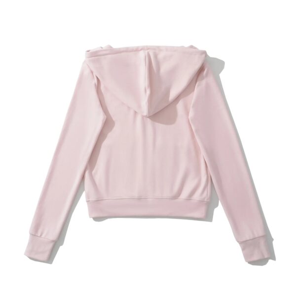 Autumn Fleece-Lined Drawstring Hoodie For Women - Image 14