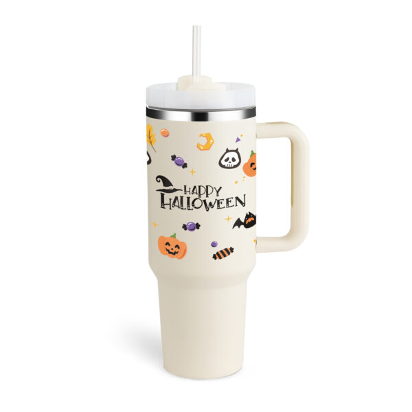 40 Oz Tumbler With Handle Straw Insulated, Stainless Steel Spill Proof Vacuum Coffee Cup Tumbler With Lid Tapered Mug Gifts For Valentine Lover Suitable For Car Gym Office Travel - Image 42