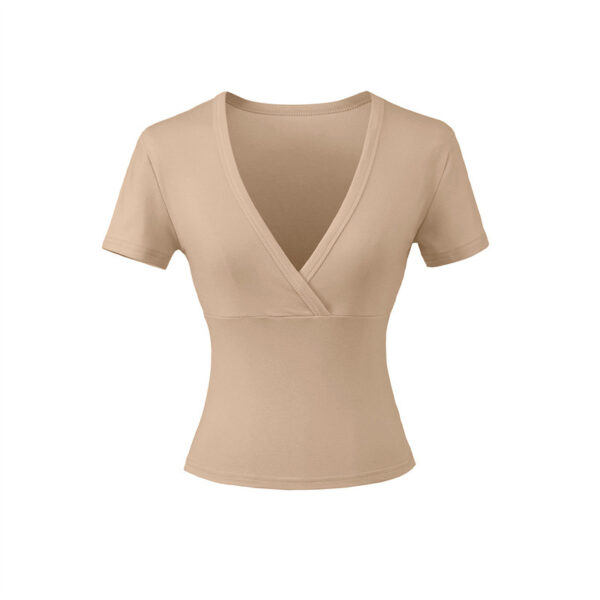 Retro Casual Spicy Girls Alluring Base Top - Image 19