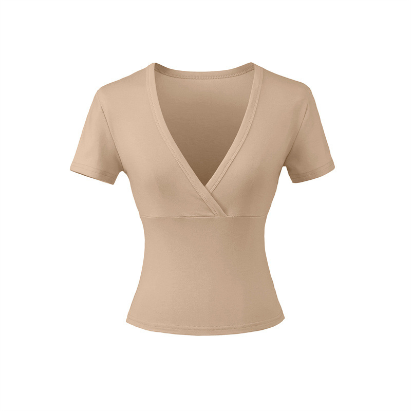 Retro Casual Spicy Girls Alluring Base Top - Image 19