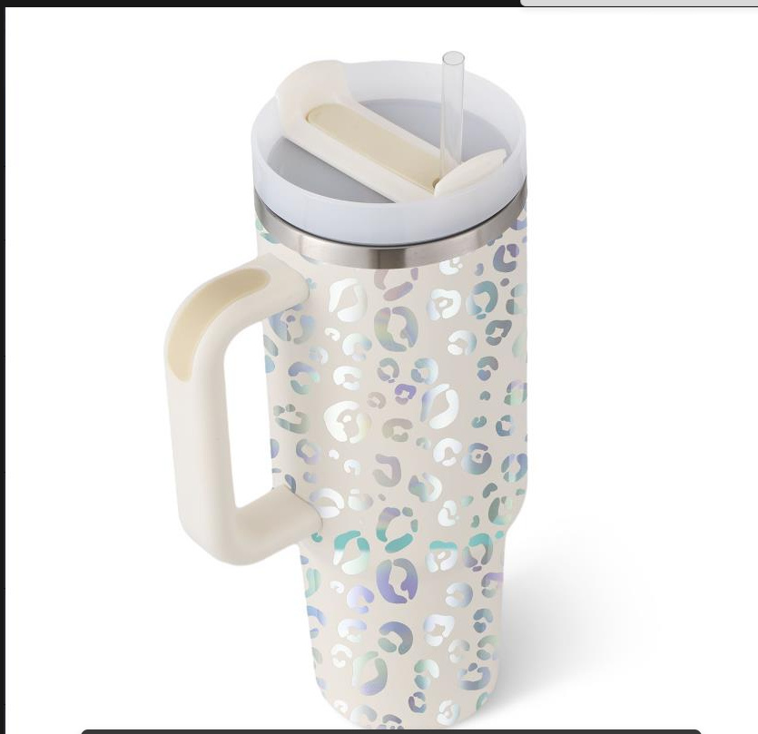 40 Oz Tumbler With Handle Straw Insulated, Stainless Steel Spill Proof Vacuum Coffee Cup Tumbler With Lid Tapered Mug Gifts For Valentine Lover Suitable For Car Gym Office Travel - Image 67