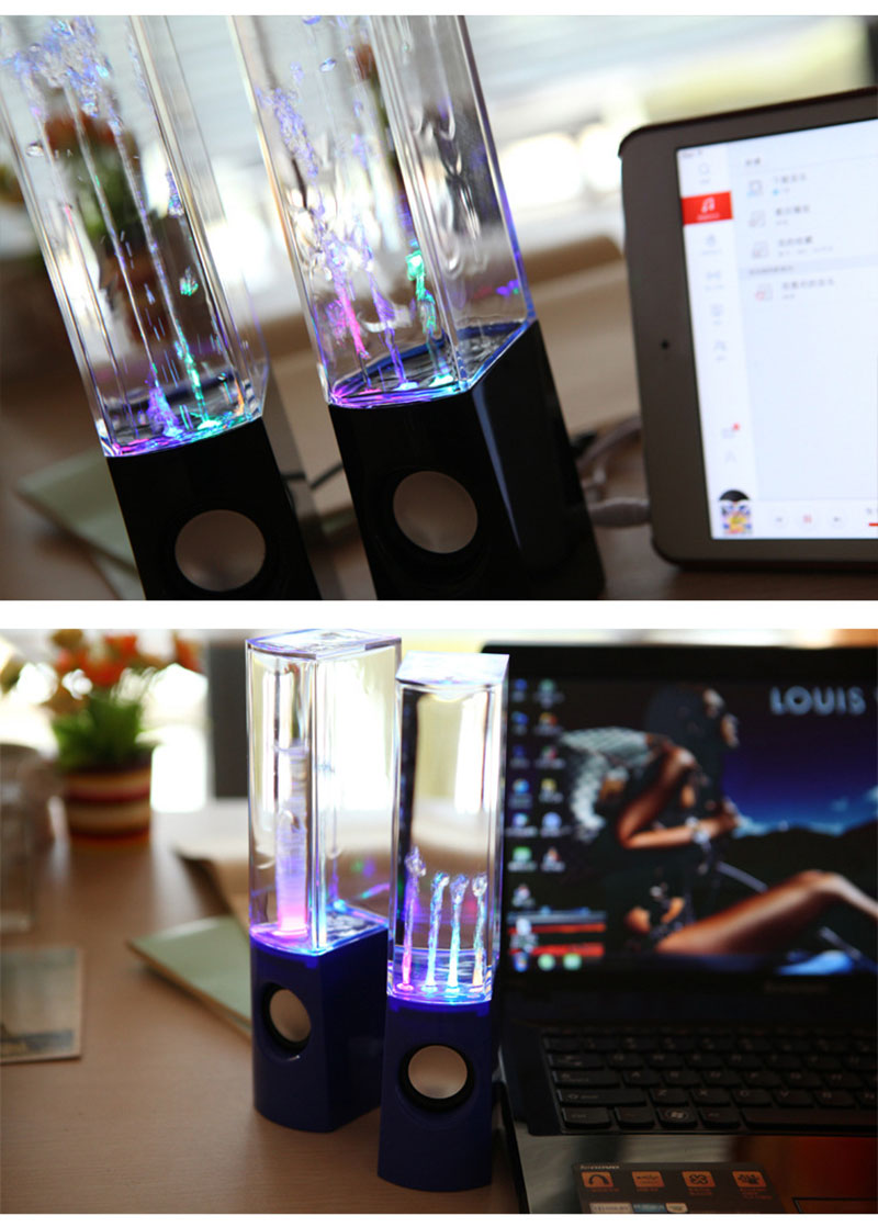Dancing Water Speaker LED Light Fountain Speaker Family Party - Image 7