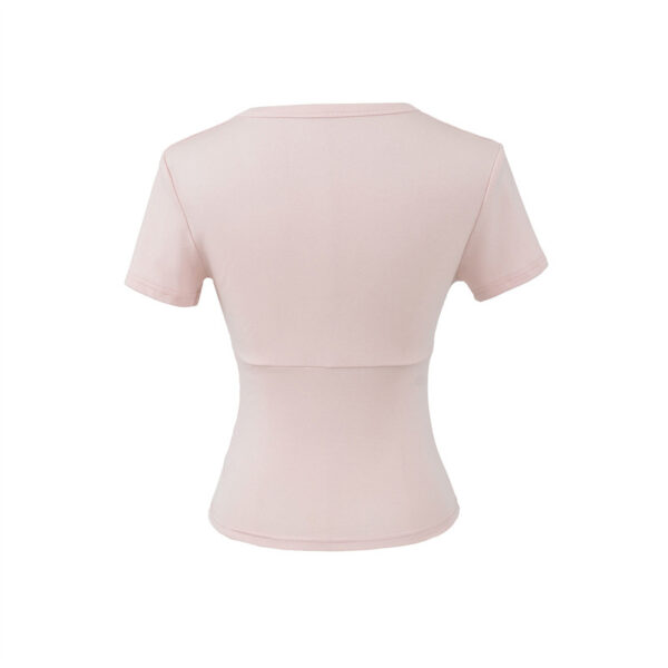 Retro Casual Spicy Girls Alluring Base Top - Image 13