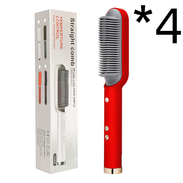 New 2 In 1 Hair Straightener Hot Comb Negative Ion Curling Tong Dual-purpose Electric Hair Brush - Image 51