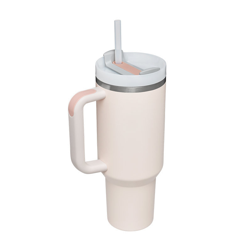 40 Oz Tumbler With Handle Straw Insulated, Stainless Steel Spill Proof Vacuum Coffee Cup Tumbler With Lid Tapered Mug Gifts For Valentine Lover Suitable For Car Gym Office Travel - Image 58