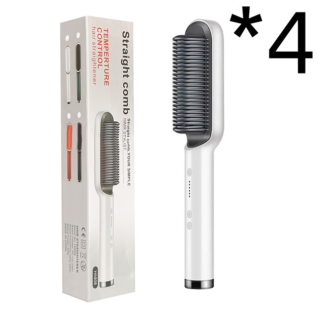 New 2 In 1 Hair Straightener Hot Comb Negative Ion Curling Tong Dual-purpose Electric Hair Brush - Image 53