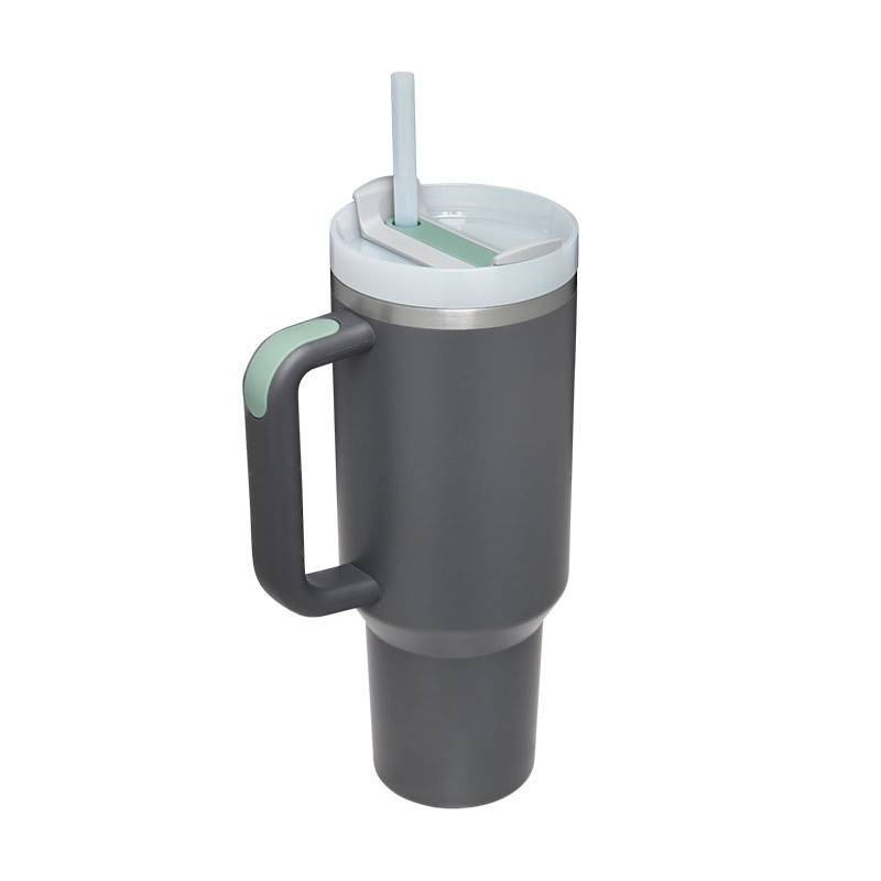 40 Oz Tumbler With Handle Straw Insulated, Stainless Steel Spill Proof Vacuum Coffee Cup Tumbler With Lid Tapered Mug Gifts For Valentine Lover Suitable For Car Gym Office Travel - Image 27