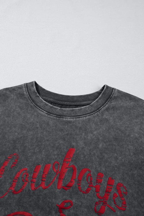 Western Cowboys & Beer Mineral Wash Tank Top - Image 4