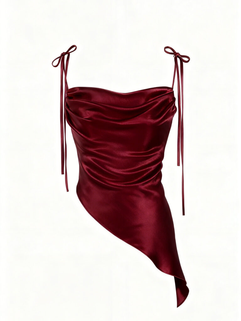 Womens Satin Slip Camisole Top For Outwear
