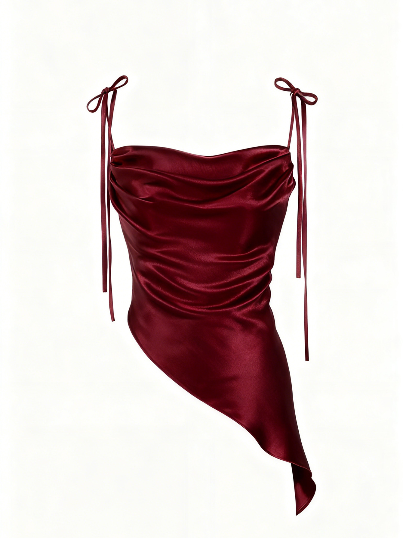Womens Satin Slip Camisole Top For Outwear - Image 10