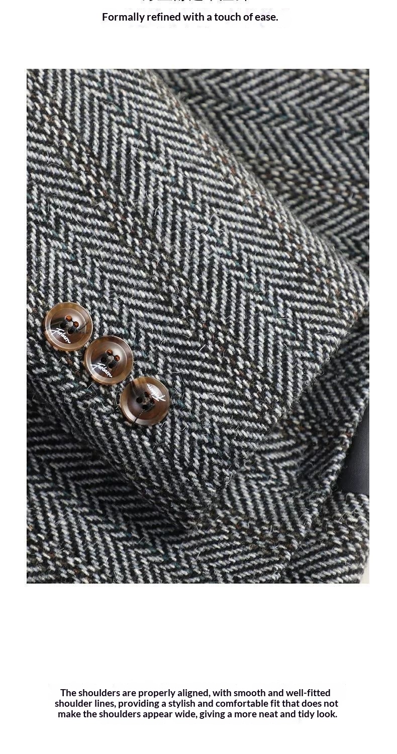 Sophisticated Wool Blazer For Women - Image 7