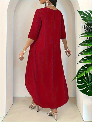 Womens Relaxed-fit Three-quarter-sleeve Top - Image 9