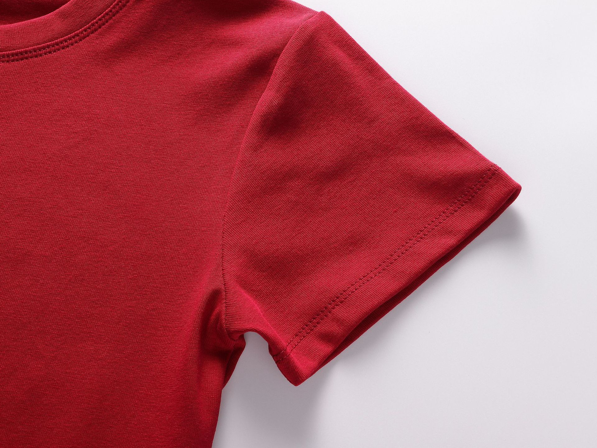 Crew-neck Slim-fit Basic Short-sleeve Bodycon - Image 14
