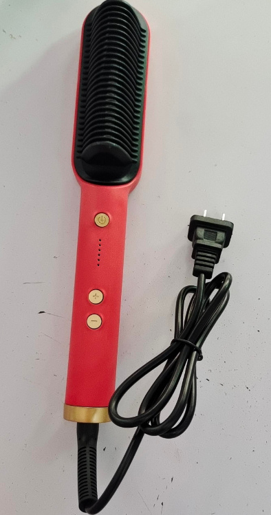 New 2 In 1 Hair Straightener Hot Comb Negative Ion Curling Tong Dual-purpose Electric Hair Brush - Image 80
