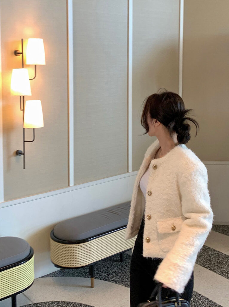 Women's Retro Elegant Single-Breasted Wool Coat