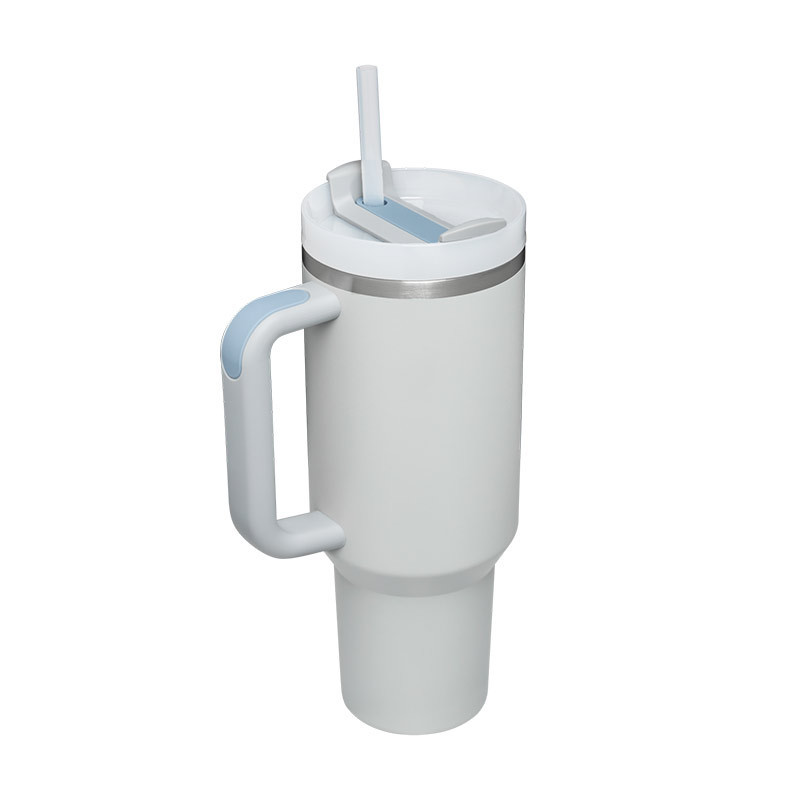 40 Oz Tumbler With Handle Straw Insulated, Stainless Steel Spill Proof Vacuum Coffee Cup Tumbler With Lid Tapered Mug Gifts For Valentine Lover Suitable For Car Gym Office Travel - Image 38