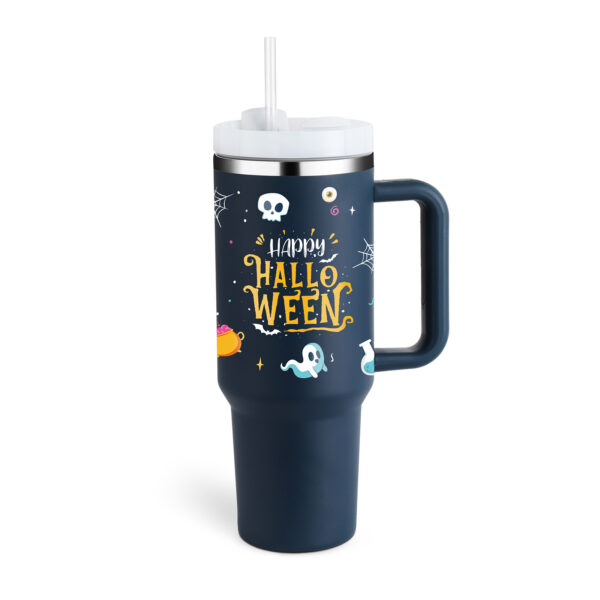 40 Oz Tumbler With Handle Straw Insulated, Stainless Steel Spill Proof Vacuum Coffee Cup Tumbler With Lid Tapered Mug Gifts For Valentine Lover Suitable For Car Gym Office Travel - Image 43