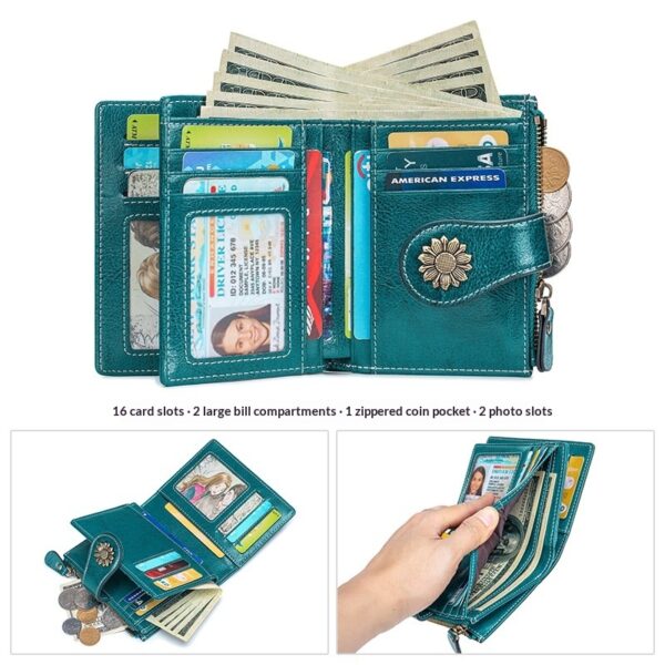 Anti-theft Card Holder Multi-function Women's - Image 6