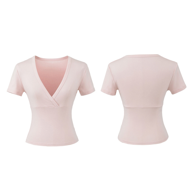 Retro Casual Spicy Girls Alluring Base Top - Image 14