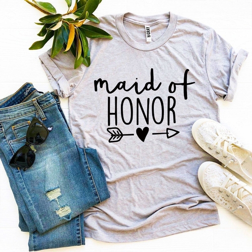 Maid Of Honor T-shirt - Image 3