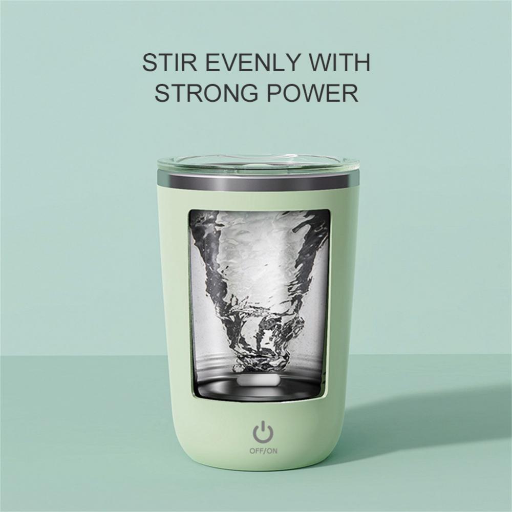 350ml Automatic Self Stirring Mug Coffee Milk Juice Mixing Cup Electric Stainless Steel Lazy Rotating Mug Magnetic Stirring Cup Kitchen Gadgets - Image 4