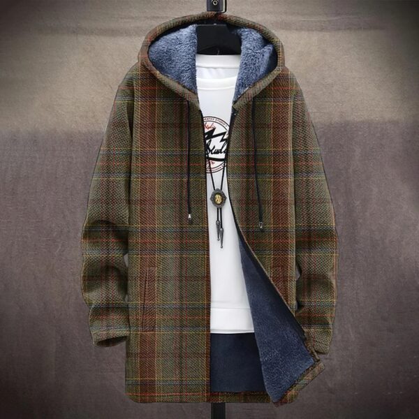 Fashion Digital Printing Fleece Padded Coat Jacket - Image 8