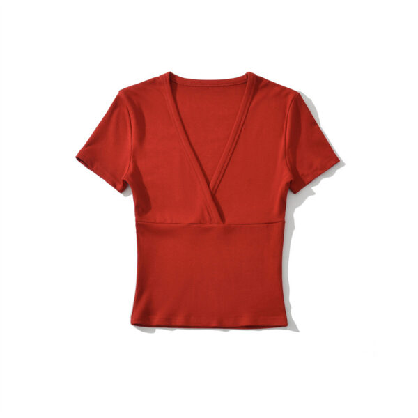 Retro Casual Spicy Girls Alluring Base Top - Image 32
