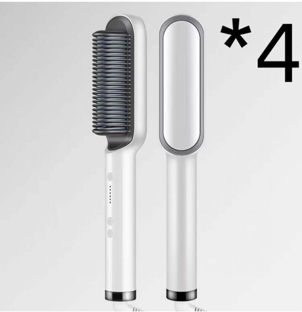 New 2 In 1 Hair Straightener Hot Comb Negative Ion Curling Tong Dual-purpose Electric Hair Brush - Image 52