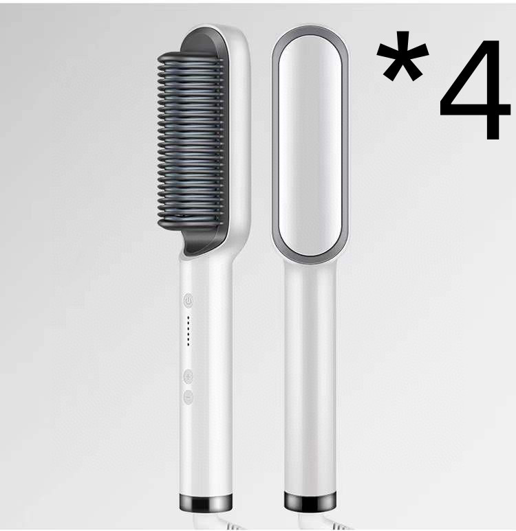 New 2 In 1 Hair Straightener Hot Comb Negative Ion Curling Tong Dual-purpose Electric Hair Brush - Image 52